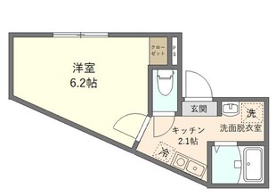 妙蓮寺駅 徒歩8分 3階の物件間取画像